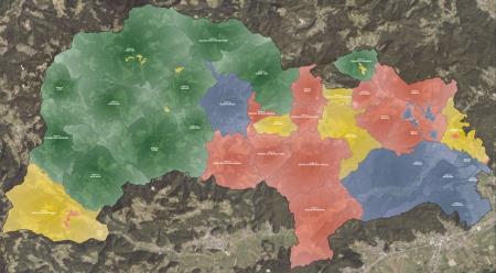 Karte območij občine Dobrova - Polhov Gradec